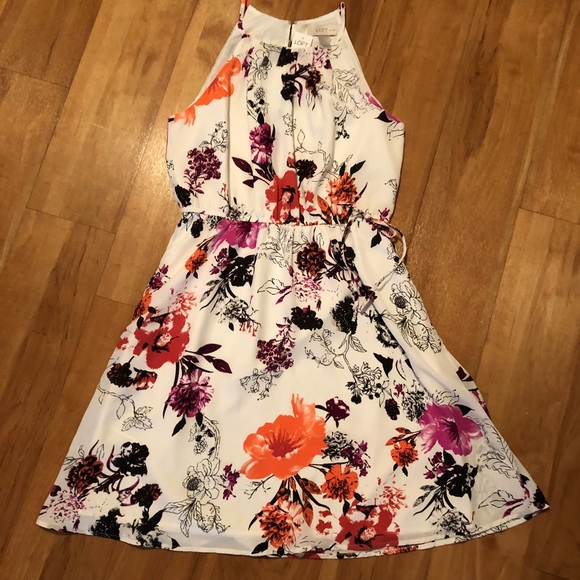 LOFT Dresses & Skirts - Loft NWT Petite Small White Printed Floral Dress
